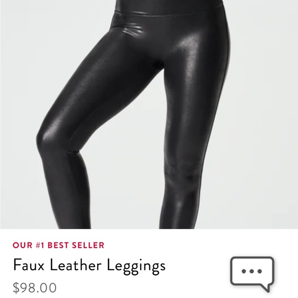 Spanx Faux Leather Leggings - Picture 5 of 5